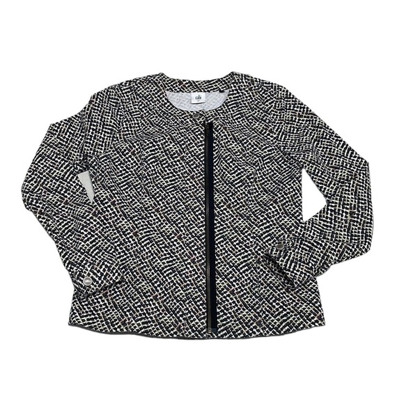 CAbi Jacket Blazer Cliffside Moto Zipper Size Medium - Picture 2 of 14